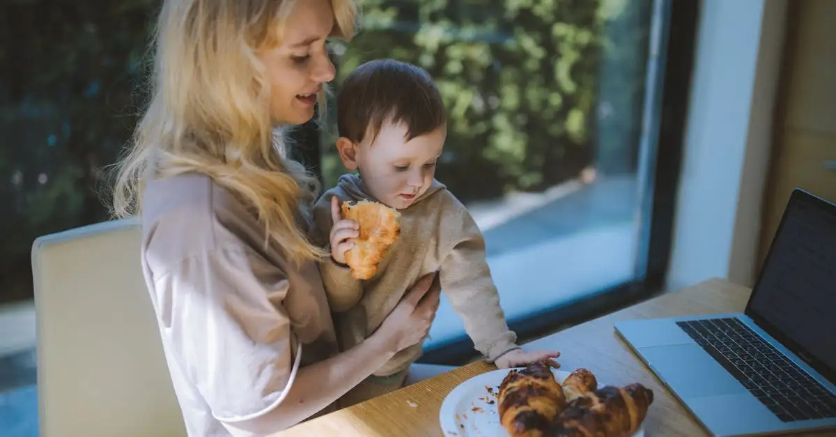 Baby brood leren eten