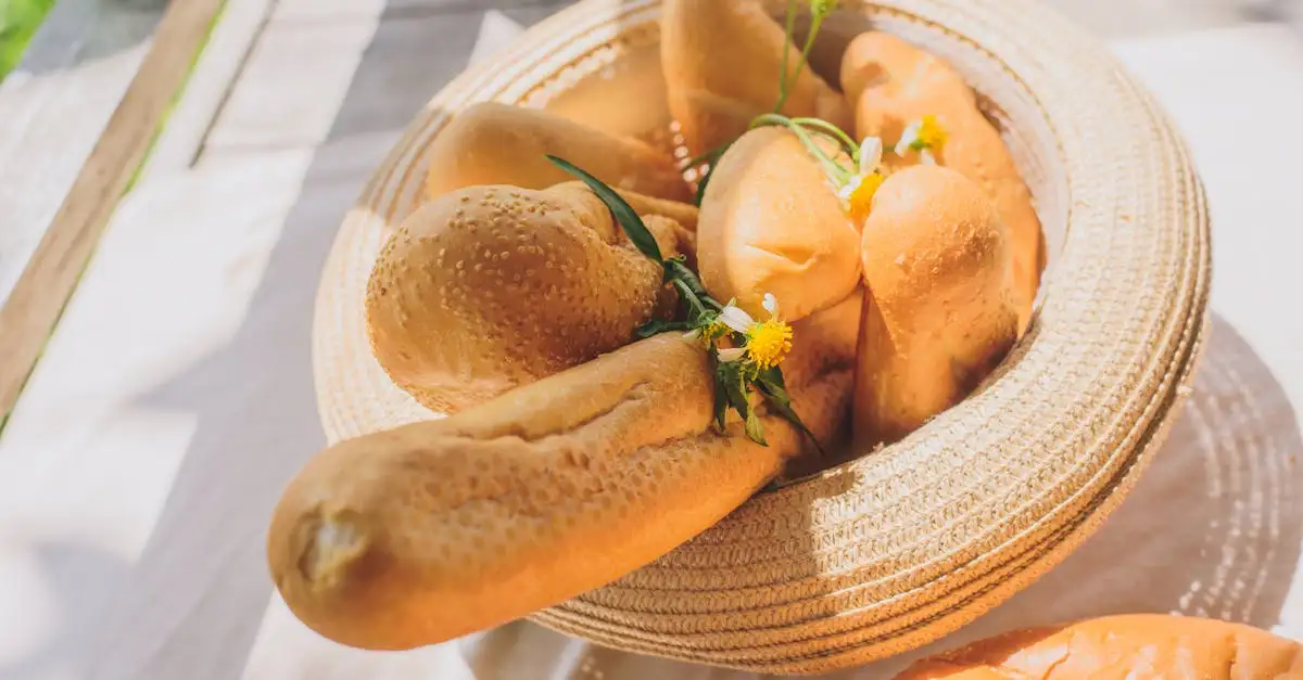 Brood bakken van bloem