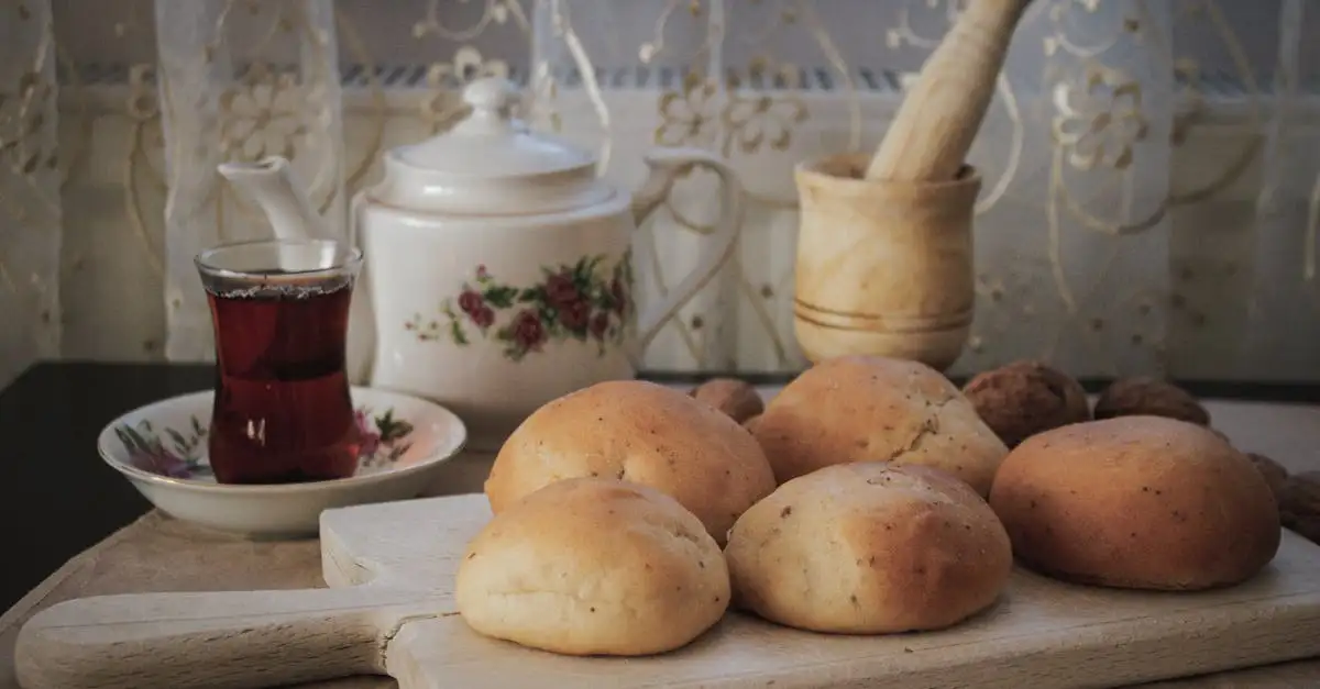 Brood bakken met broodbakmachine