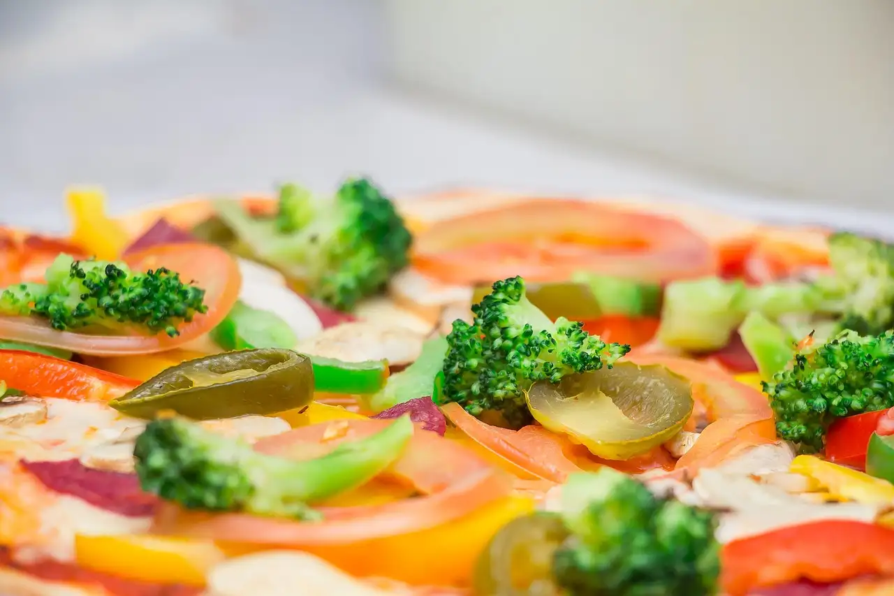 Pizza van brood