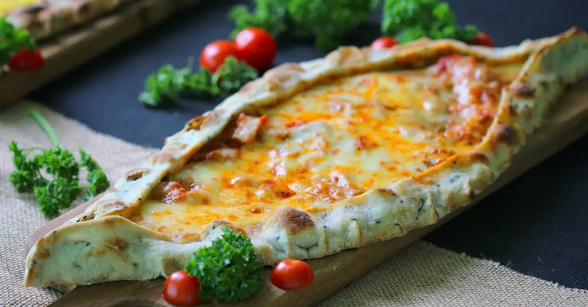 Gevuld turks brood vegetarisch